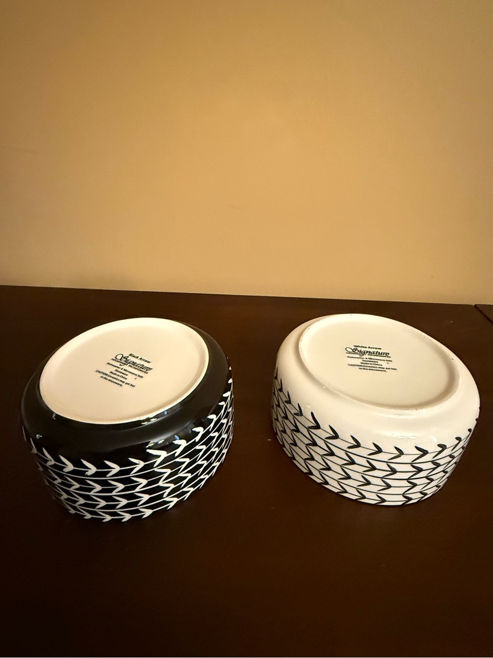 Black & White Paw-Print Stoneware Ceramic Dog Bowl Set cleaned and sanitized. - Picture 9 of 17